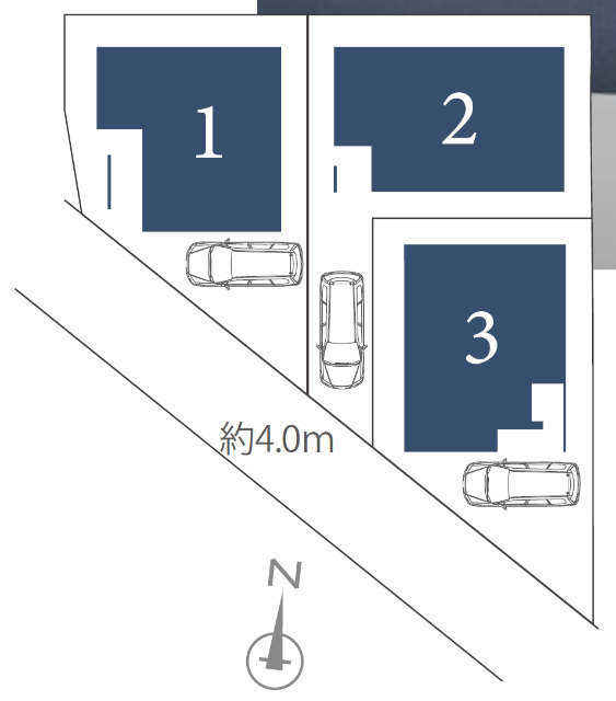 【プラスエーハウス南生田5丁目】区画図