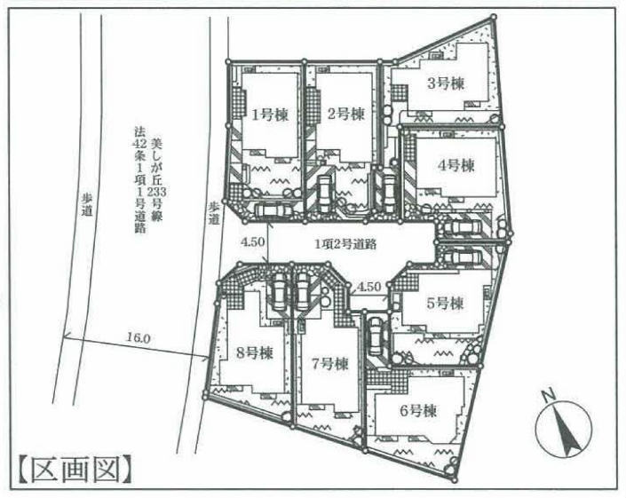 フォレストタウン美しが丘西3丁目Ⅱ 全8棟 (区画図).jpg
