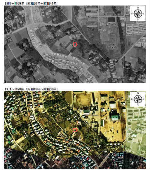 ブルーミングガーデン深大寺東町 新築一戸建て8棟 調布＆吉祥寺：土地の履歴：古地図・過去の航空写真 (2).jpg