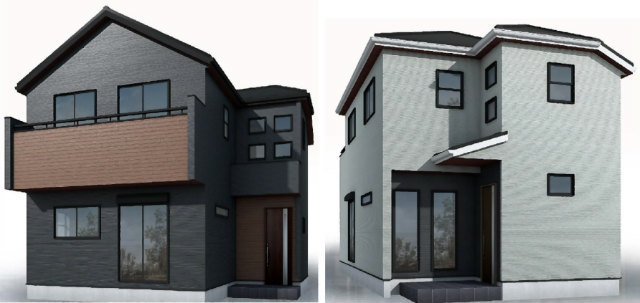 【リーブルガーデン鴨志田町第3】外観パース