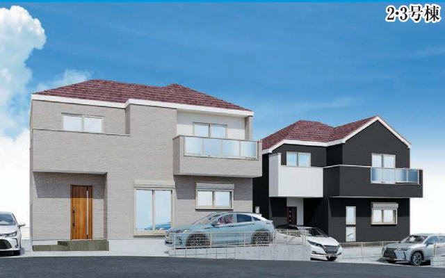 【FiT稲城市坂浜2期】外観パース２