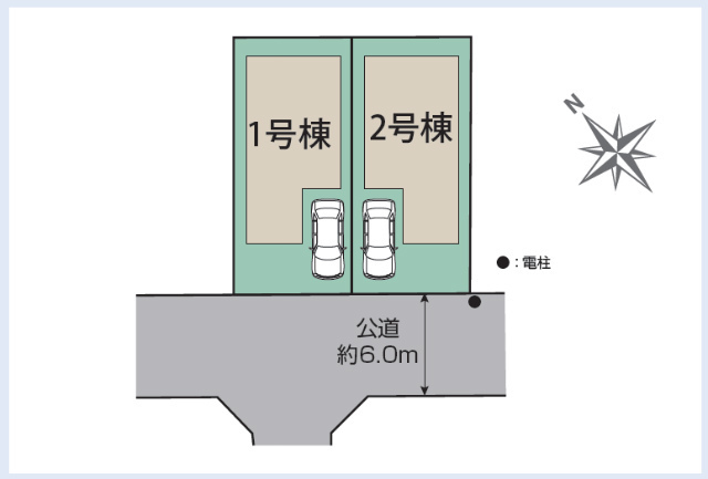 【ブルーミングガーデン府中市四谷】区画図
