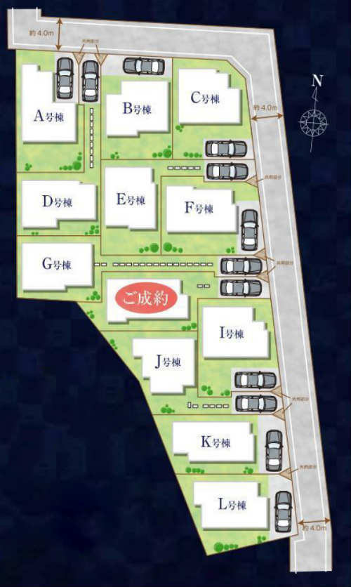 新築一戸建て ハートフルタウン三鷹市北野1丁目 全12棟 区画図.jpg
