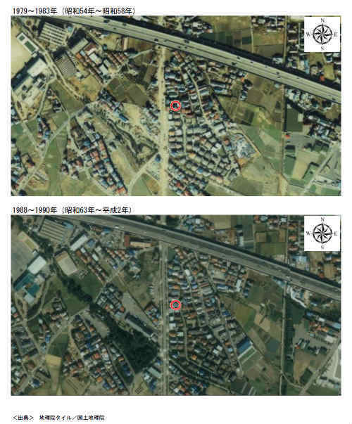 ハートフルタウン府中南町1丁目Ⅱ 分倍河原・新築一戸建て3棟：土地の履歴：古地図・過去の航空写真 (3).jpg