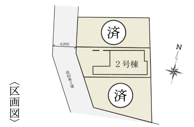 【デザイナーズ新築一戸建 妙蓮寺Ⅴ｜仲手原1丁目】区画図