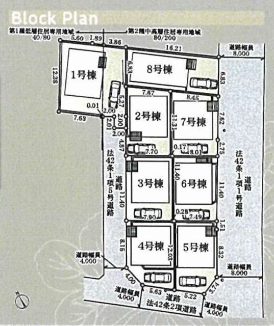 【クレイドルガーデン富士見町第9】区画図