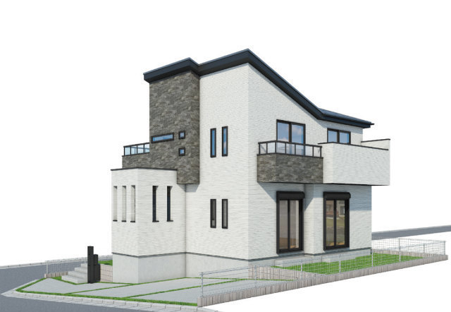 【ハートフルタウン東山田4丁目13番】外観パース