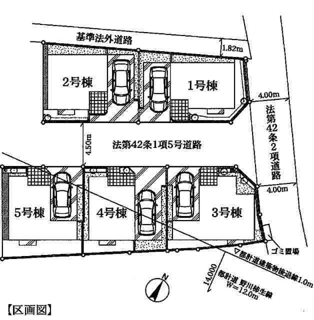 【フォレストタウン長沢】区画図