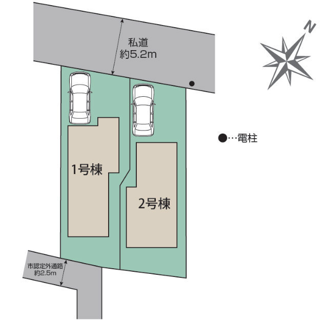 【ブルーミングガーデン府中市是政】区画図
