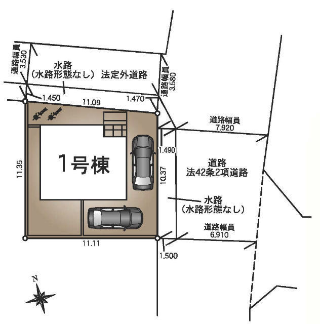 【クレイドルガーデン高ヶ坂第22】区画図