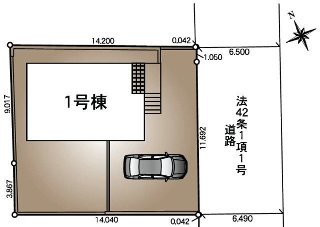 【クレイドルガーデン緑区上山】区画図
