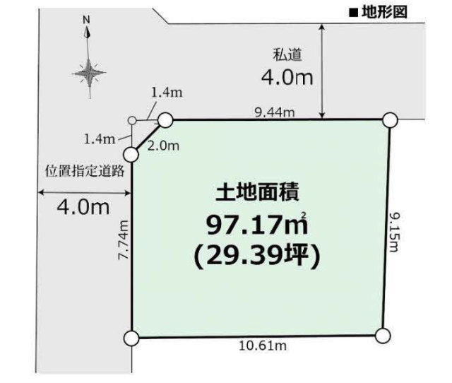 【新築一戸建|三鷹市井口4丁目】区画図