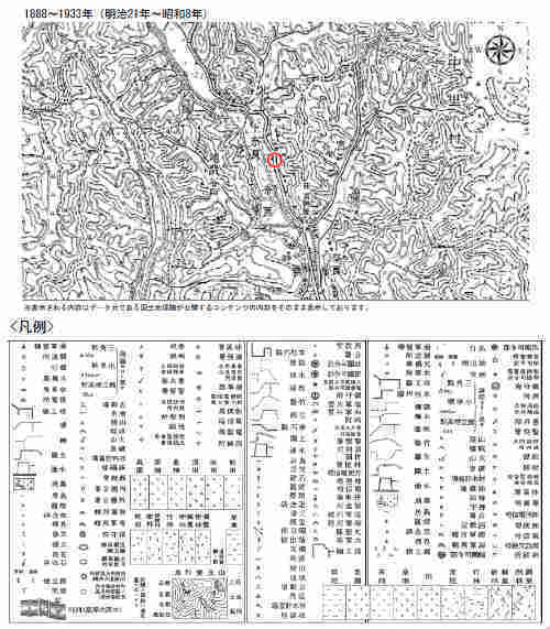 ガルボシティー奈良町2期 子供の国 新築一戸建て全6棟：土地の履歴：古地図・過去の航空写真 (1).jpg