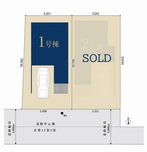 【ミラスモ中丸子0614②】区画図