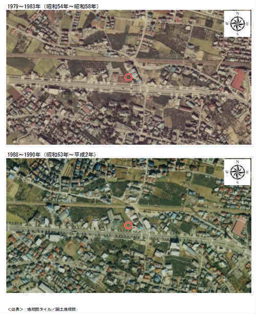 ガルボシティー稲城市矢野口 新築一戸建て3棟 矢野口駅徒歩7分 古地図・航空写真 (3).jpg