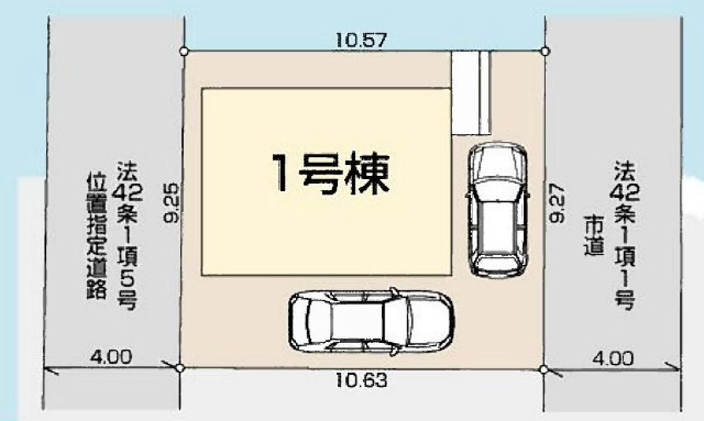 【リーブルガーデン府中市白糸台3丁目】区画図