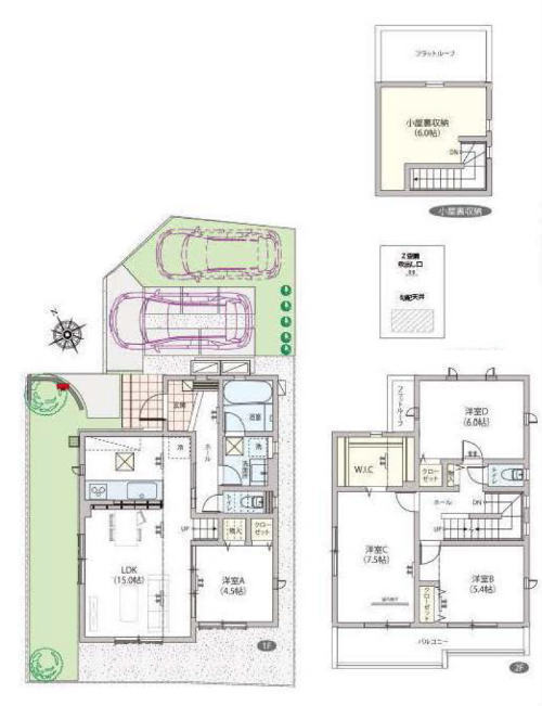 スマートワンシティ中河原2期 Z空調の家 日新町 新築一戸建て：間取図 (9号棟).jpg