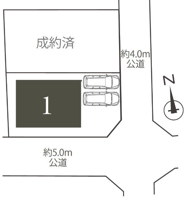 【プラスエーハウス南生田6丁目Ⅶ】区画図