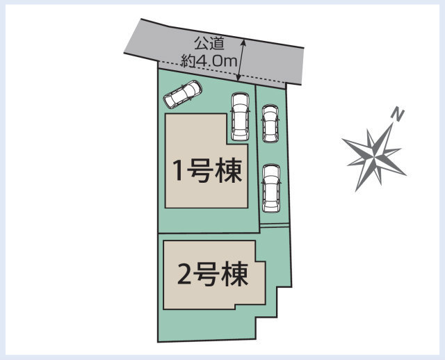 【ブルーミングガーデン都筑区川和町】区画図