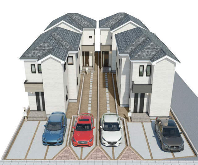 【ハートフルタウン府中市栄町2丁目】外観パース