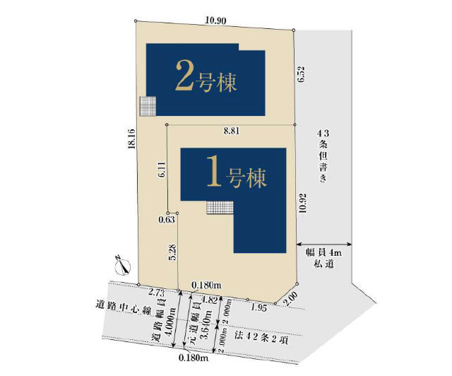 【ミラスモ上石原101②】区画図