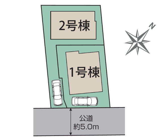 【ブルーミングガーデン喜多見9丁目】区画図