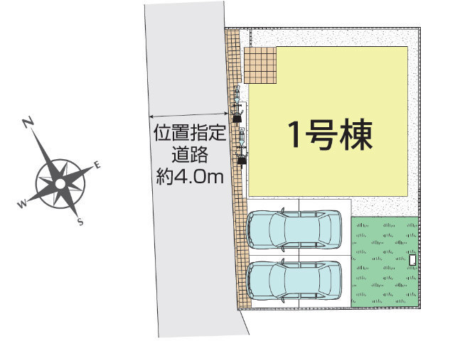 【ブルーミングガーデン飛田給2丁目】区画図