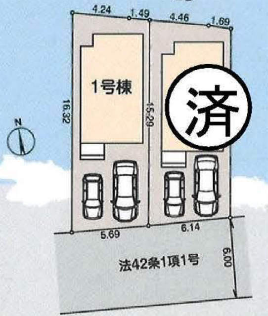 【リーブルガーデン.Ｓ小柳町第2】区画図
