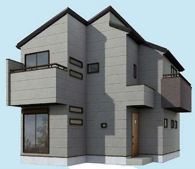 【リーブルガーデン府中市若松町第10】外観パース