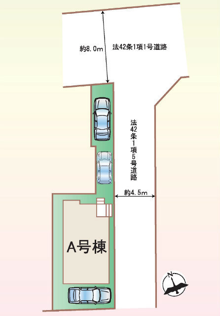 【ハートフルタウン東有馬3丁目2248番】区画図
