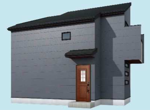 【リーブルガーデン若松町第12】外観パース