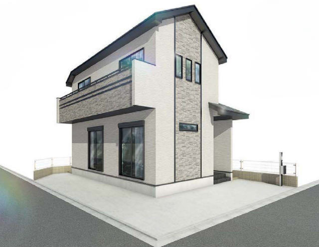 【ハートフルタウン富士見町3丁目2番】外観パース