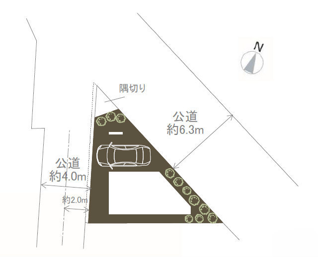 【新築一戸建1棟｜世田谷区鎌田】配置図