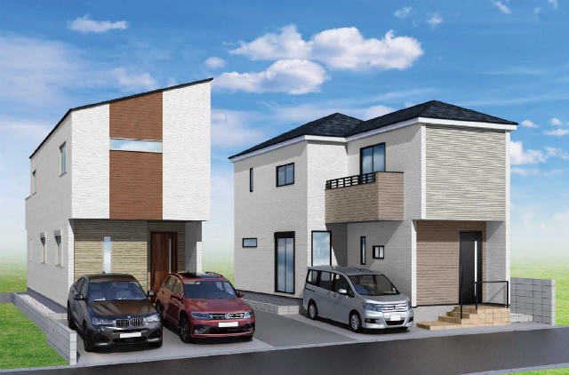 【ニュービルドシリーズ鶴川4丁目3期】外観パース