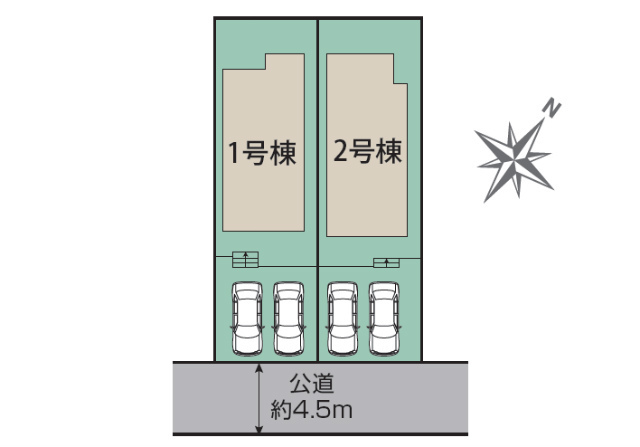 【ブルーミングガーデン奈良町】区画図