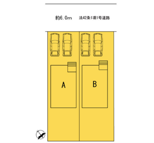 【ハートフルタウン鶴川4丁目22番】区画図