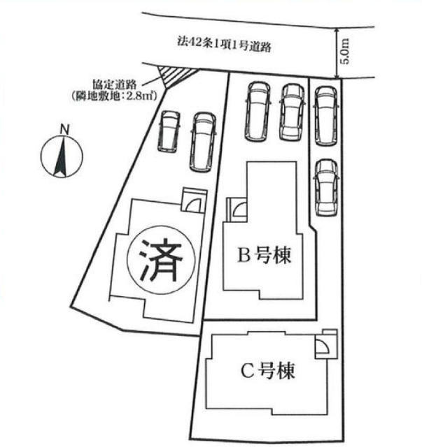 【野津田山王ガーデンシティ】区画図