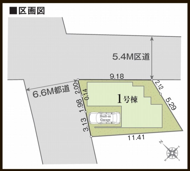 【リナージュ世田谷区船橋1丁目】区画図