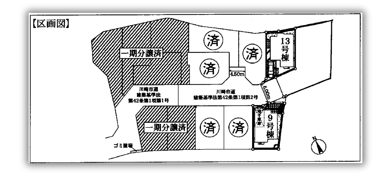 【フォレストタウン馬絹】区画図