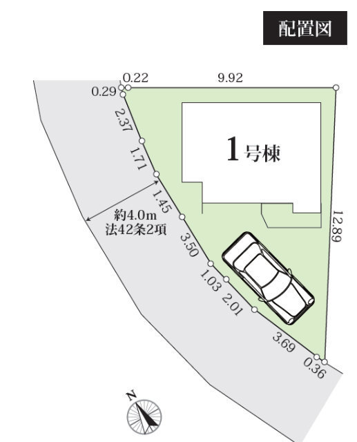 【グラファーレ横浜市都筑区池辺町2期】区画図