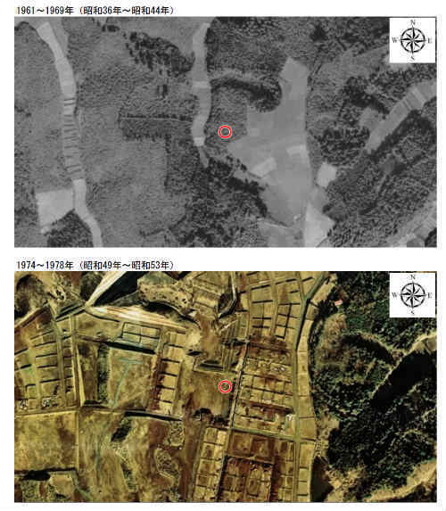 ブルーミングガーデン霧が丘1丁目 十日市場 新築一戸建て 5棟:土地の履歴:古地図・過去の航空写真 (2).jpg