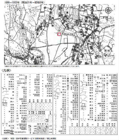 ハートフルタウン祖師ヶ谷大蔵32期 新築一戸建て 祖師ヶ谷大蔵駅徒歩13分 土地の履歴(古地図・航空写真) (1).jpg