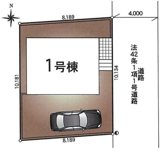 【クレイドルガーデン三鷹市井口第6】区画図