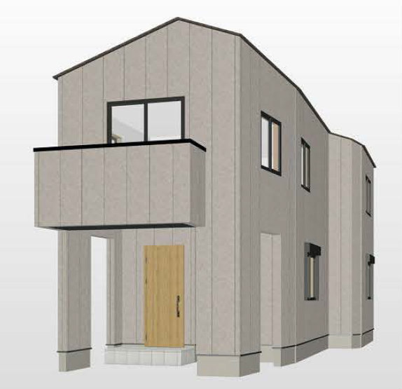 【新築一戸建全3棟｜綱島東4丁目】外観パース２