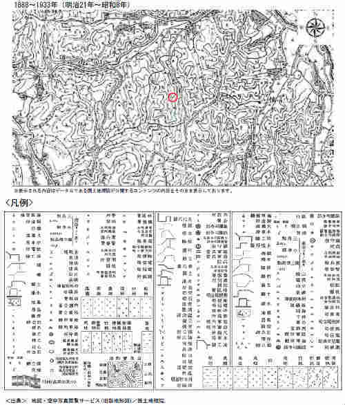 ラグラス江田 新築一戸建て 8棟 江田駅 徒歩10分 土地の履歴(古地図・航空写真) (1).jpg