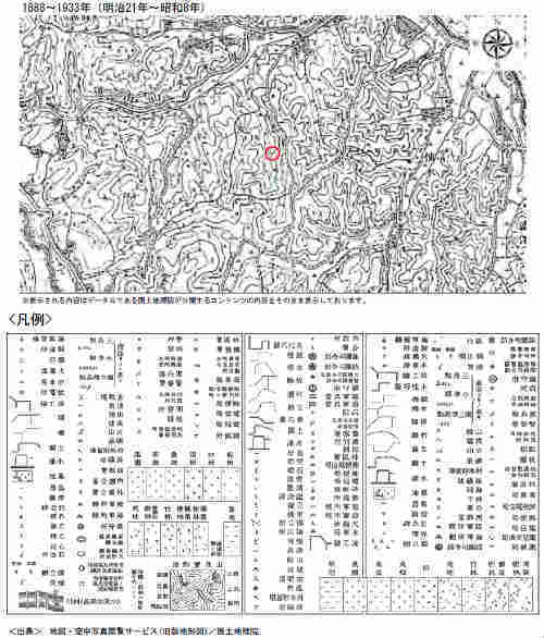 ラグラス江田 新築一戸建て 8棟 江田駅 徒歩10分 土地の履歴(古地図・航空写真) (1).jpg