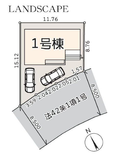 【リーブルガーデン.Ｓ横浜市榎が丘】区画図