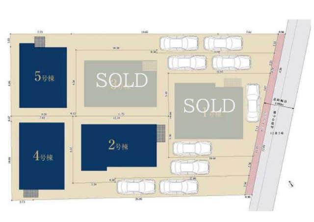 【ミラスモ野川台118⑤】区画図