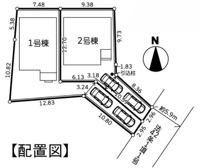 【ガルボシティー世田谷区砧7丁目】区画図