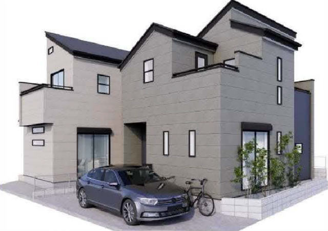 【リーブルガーデン調布市菊野台1期】外観パース